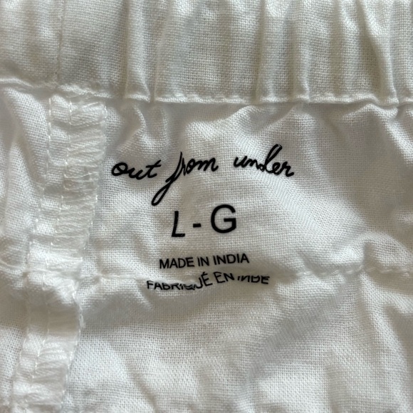 Urban Outfitters Out From Under Dolce Verano Micro Shorts NWT Ivory Bloomers L - Picture 5 of 8